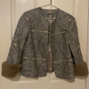 Chicos new faux fur jacket